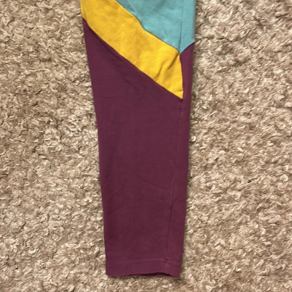 Adidas High Waisted Colourblock Tights - Picture 5 of 6